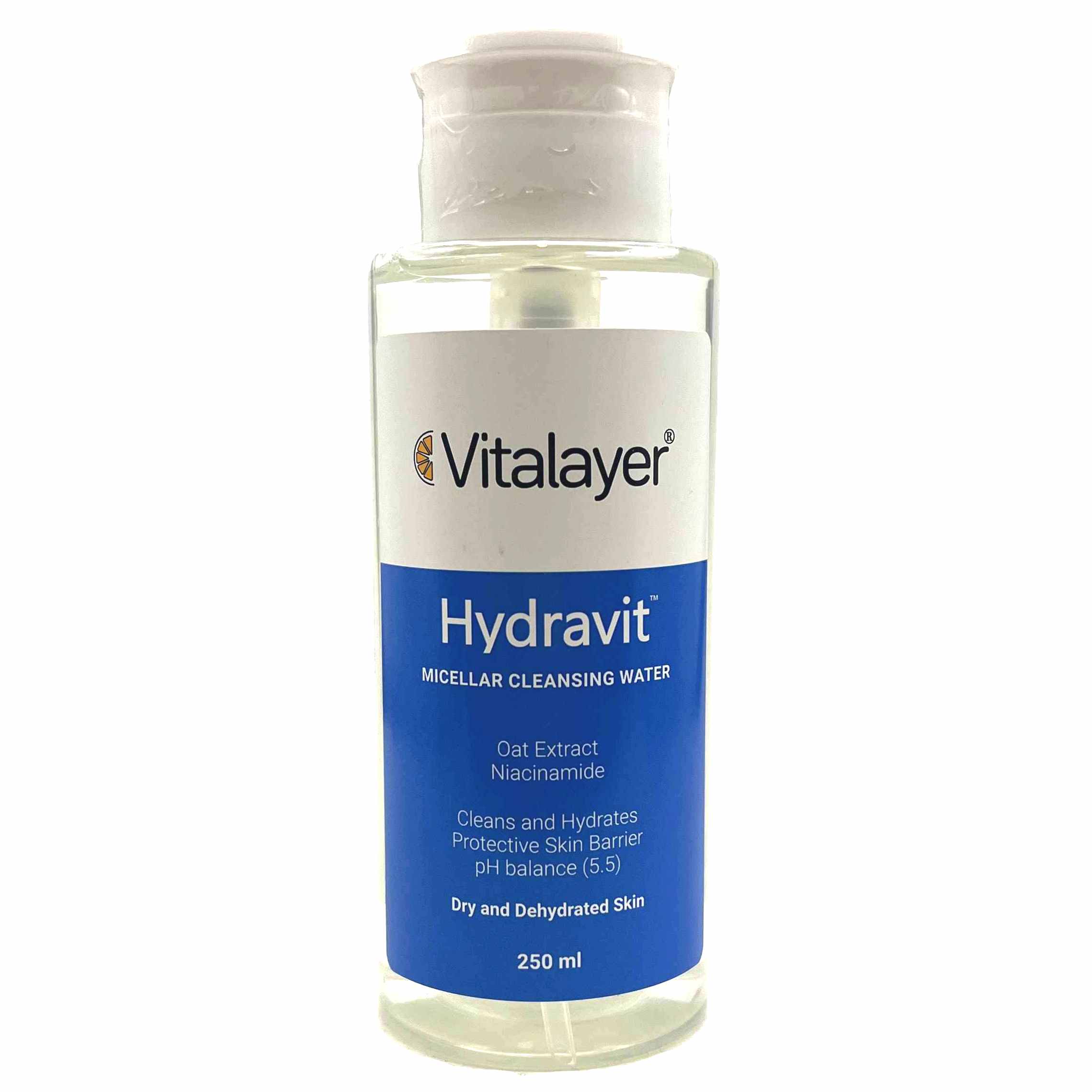 محلول پاک کننده آرایش وست خشک هیدرا وایت ویتالیر Vitalayer